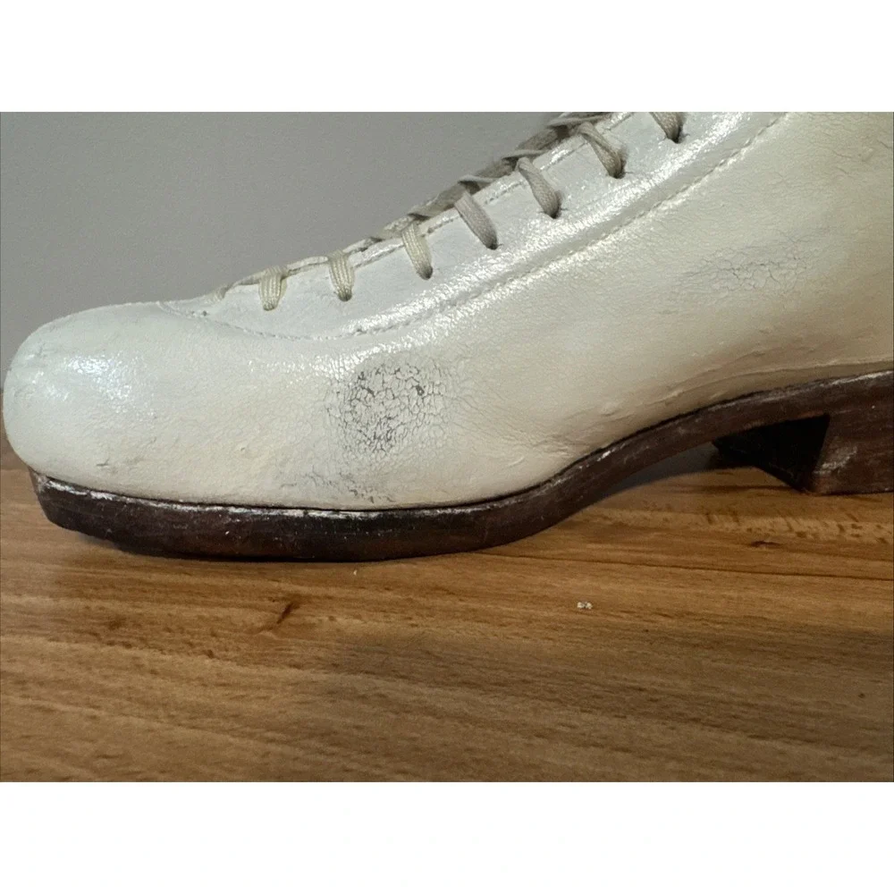 SP-Teri USA Handmade Leather Boots ONLY Womens Size 10.5 A Figure Ice Skating
